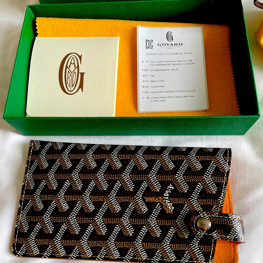 Brand NEW Goyard Sunglasses Case with strap.